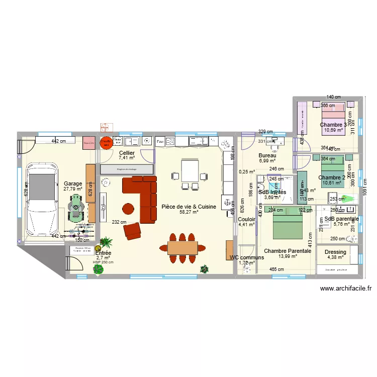 Maison_Ploubezre_Seule. Plan de 