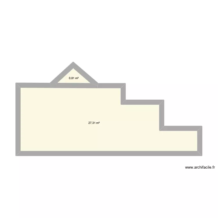 Base2. Plan de 2 Pièces et 28 m² Base2. Plan de 2 Pièces et 28 m²