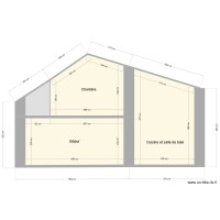 Maison Saint-Eloy / Plan de coupe / projeté