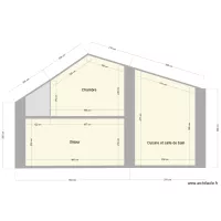 Maison Saint-Eloy / Plan de coupe / projet&eacute;