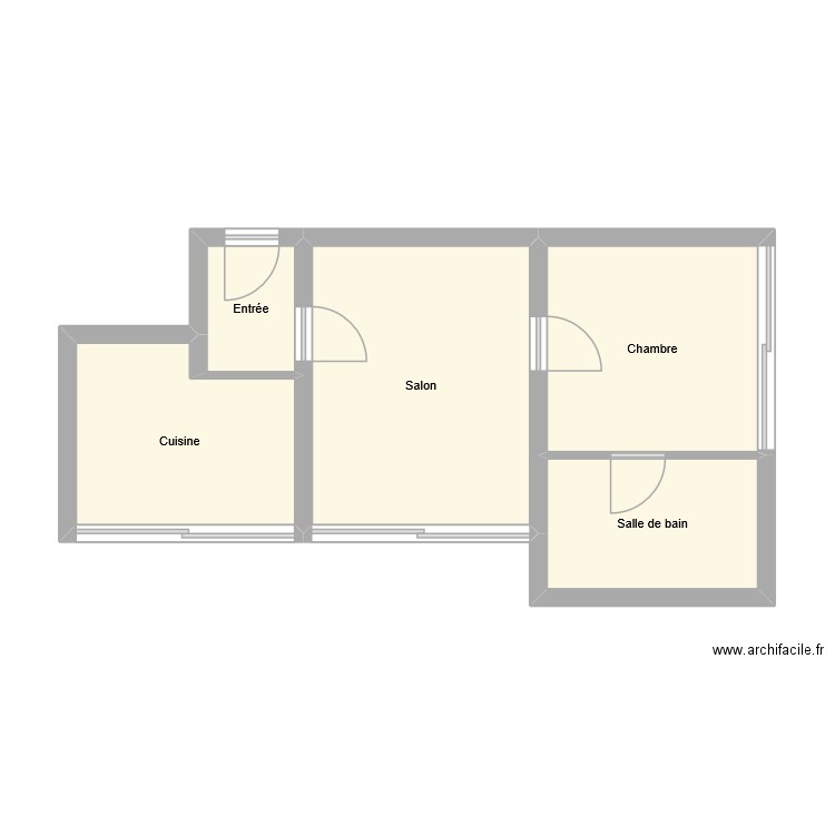 rieux. Plan de 5 pièces et 39 m2