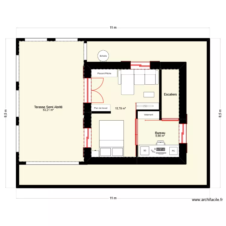 Seconde Id&eacute;e. Plan de 