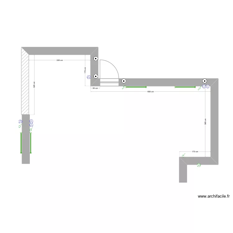 elec garage. Plan de 
