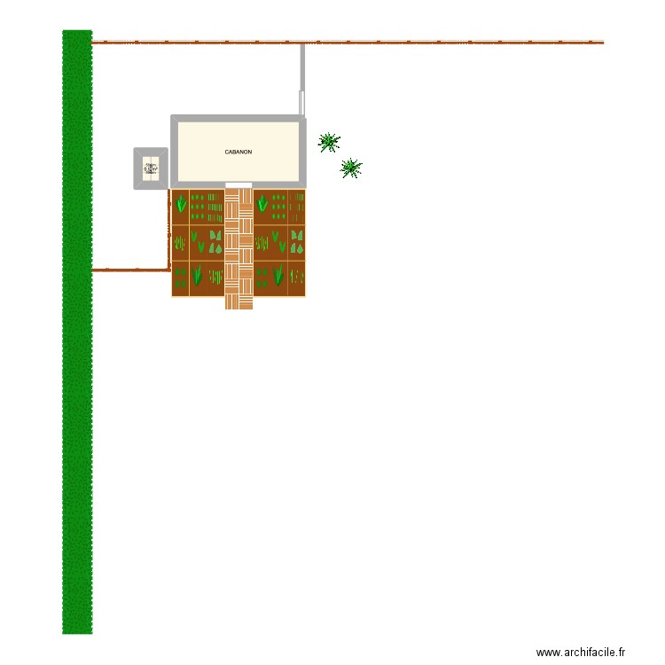 Poulailler. Plan de 0 pièce et 0 m2