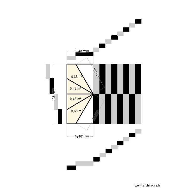 Escalier vide sanitaire. Plan de 0 pièce et 0 m2