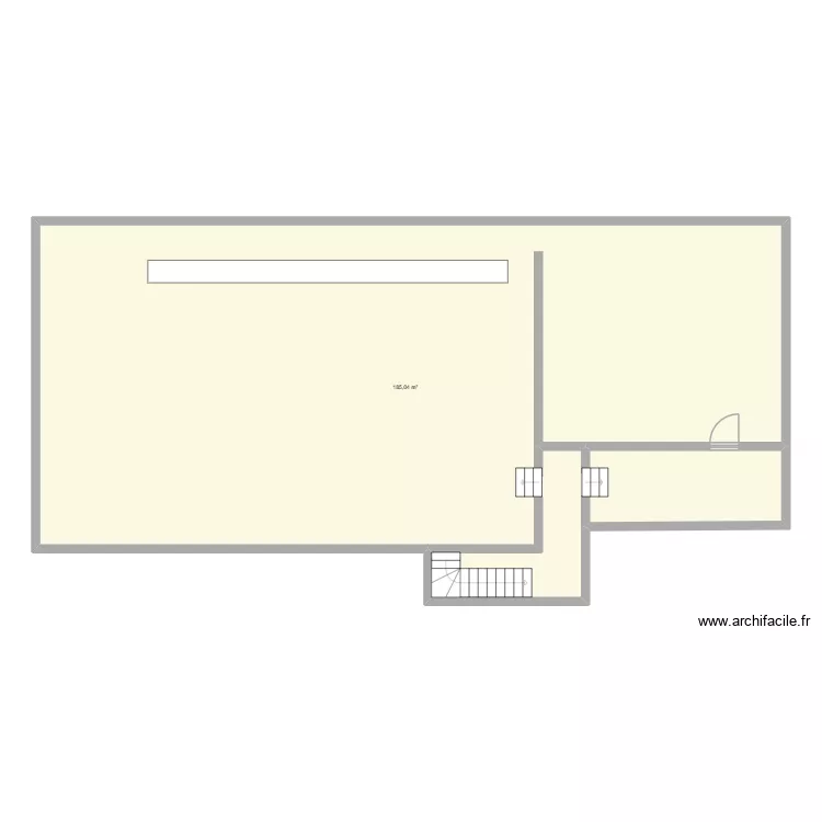Cave Nuova Cantina. Plan de 1  et 185 m²