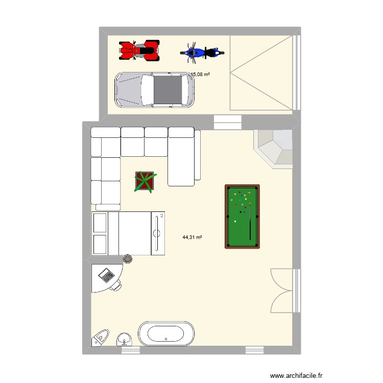 chambre. Plan de 0 pièce et 0 m2 chambre. Plan de 0 pièce et 0 m2