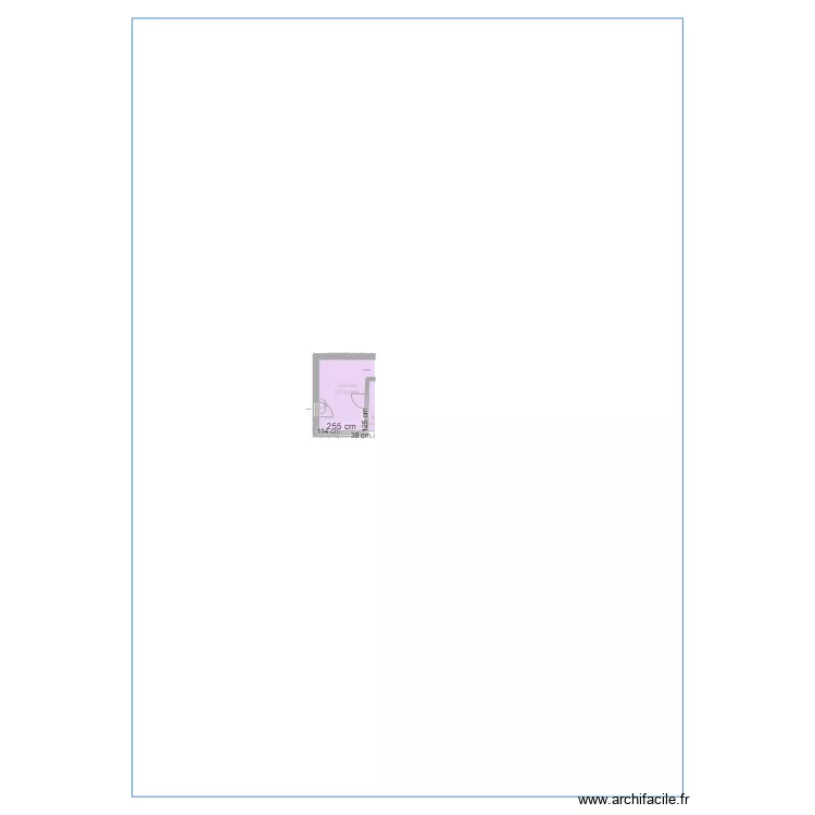 cuisine sacco avec cotes. Plan de 