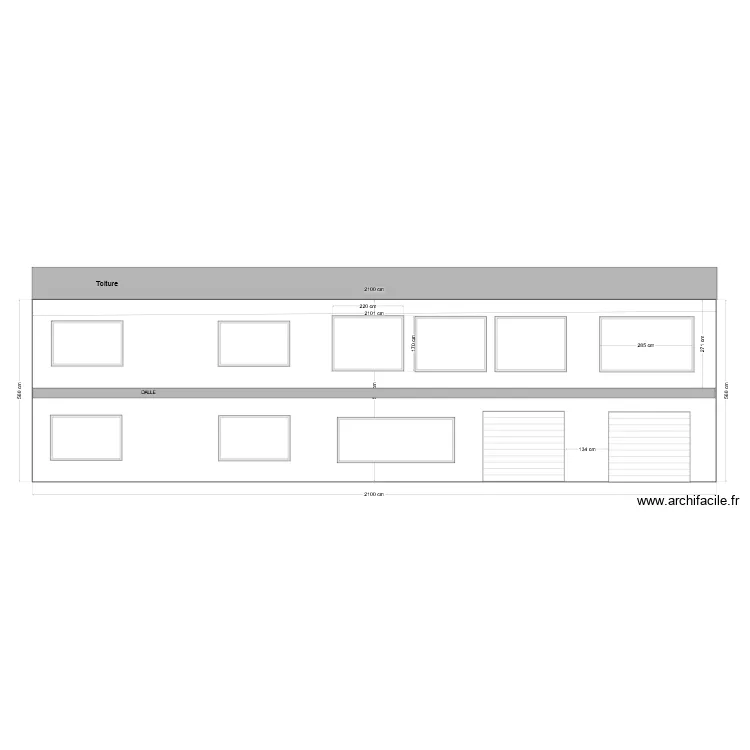 plan de facade. Plan de plan de facade. Plan de