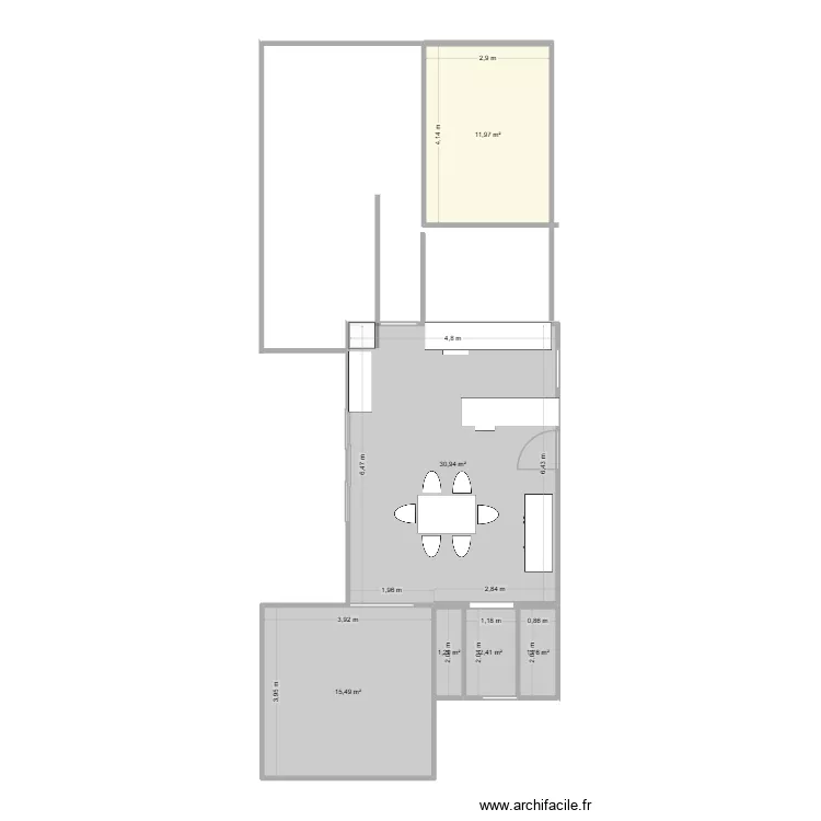 maison IB. Plan de 6 et 64 m² maison IB. Plan de 6 et 64 m²