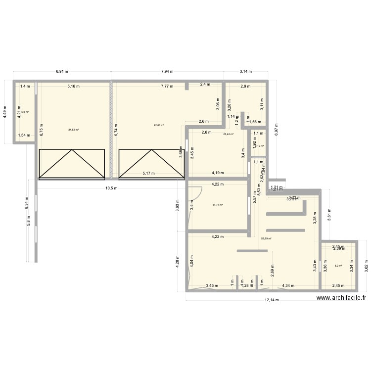 RdL97 250304 - Yo. Plan de 21 pièces et 316 m2