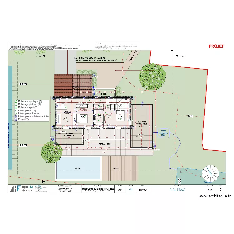 moulary etage 2. Plan de 