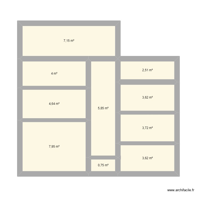 maison. Plan de 0 pièce et 0 m2