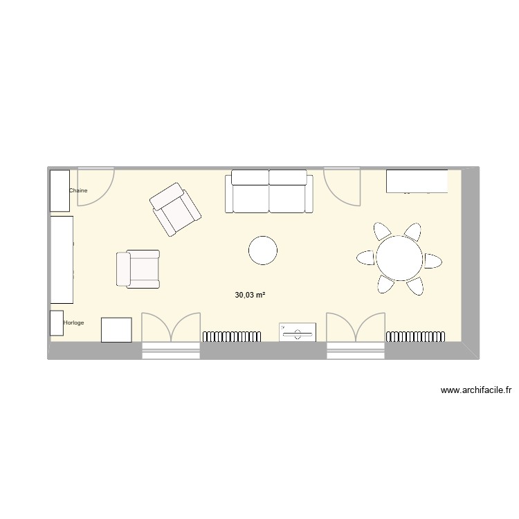 Salon Tata 2. Plan de 0 pièce et 0 m2