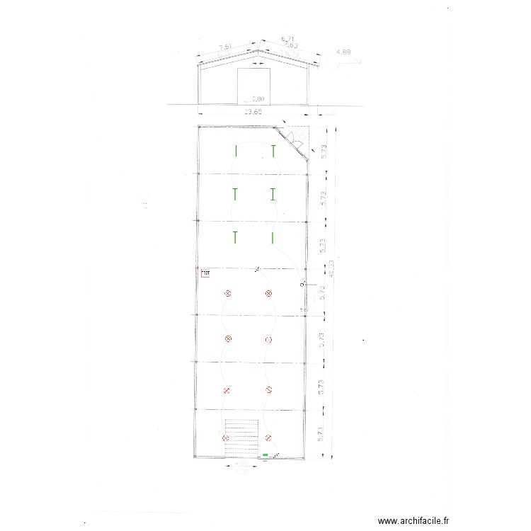 BATIMENT CHARLOT / BUTROT ECLAIRAGE INTERIEUR CHARLOT. Plan de 0 pièce et 0 m2