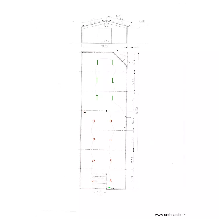 BATIMENT CHARLOT / BUTROT ECLAIRAGE INTERIEUR CHARLOT. Plan de 0 pièce et 0 m2