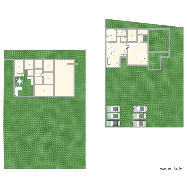 test menuze. Plan de 16 pièces et 249 m2