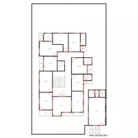 Plan Distribution villa 20x35 R1 01