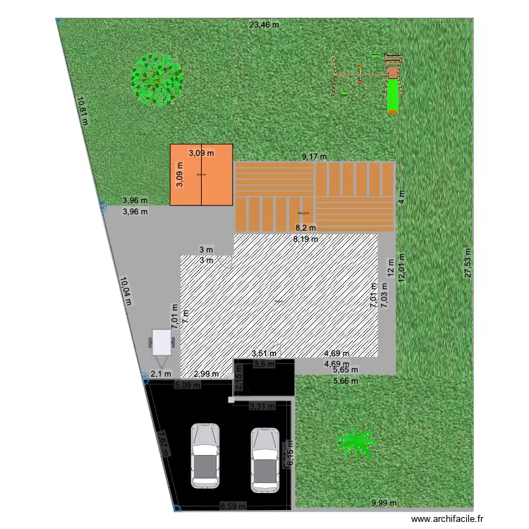 v2 subles 23/07. Plan de 5  et 564 m²