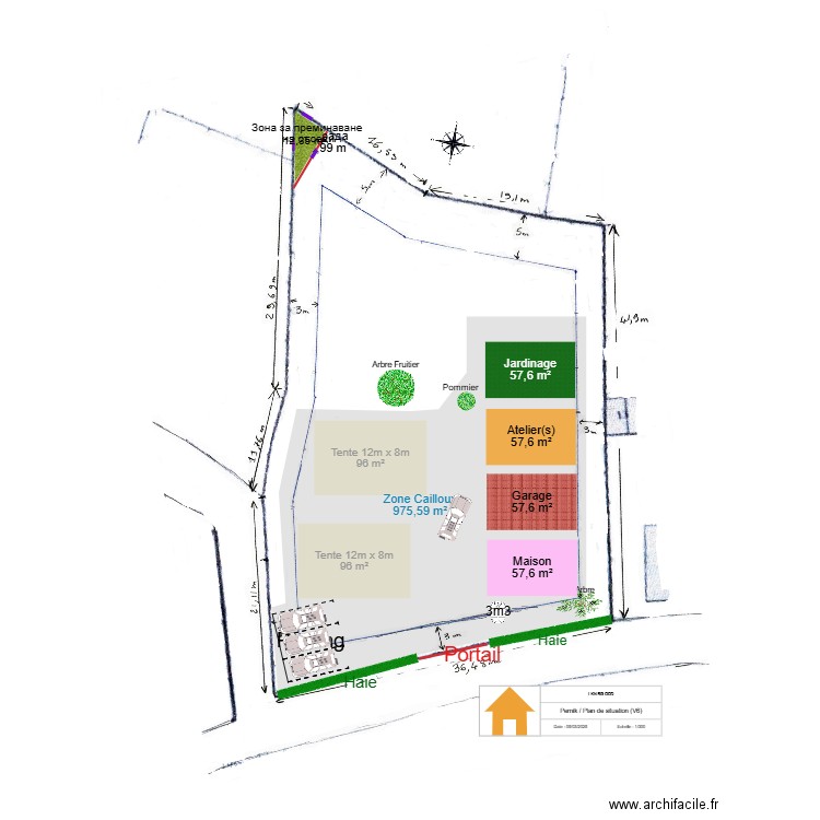 Pernik - Plan de situation - V6bis (FR). Plan de 0 pièce et 0 m2