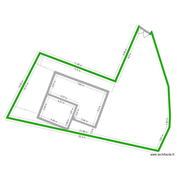construction. Plan de 0 pièce et 0 m2