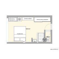 Studio Sablettes V2 cuisine diagonale