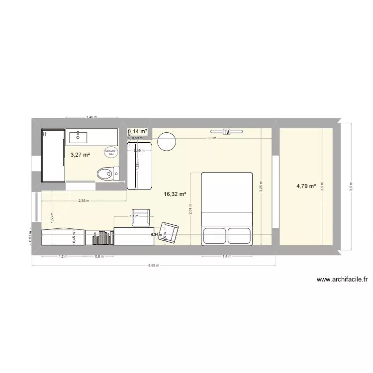 sdb maitre. Plan de 4 et 25 m² sdb maitre. Plan de 4 et 25 m²