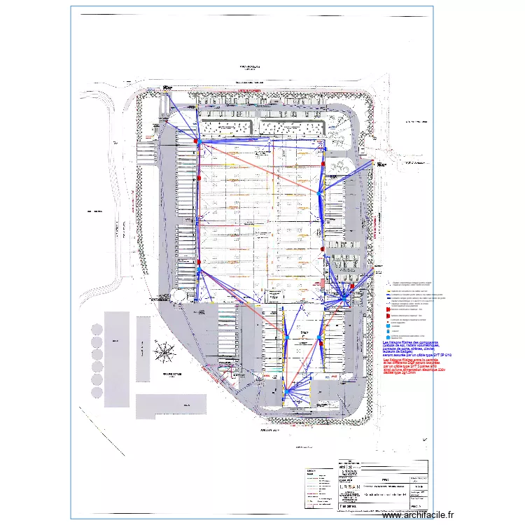 Transports Allemand liaison intrusion. Plan de 