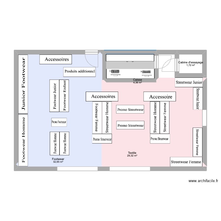 Boutique JD SPORT Mistral 7 . Plan de 0 pièce et 0 m2
