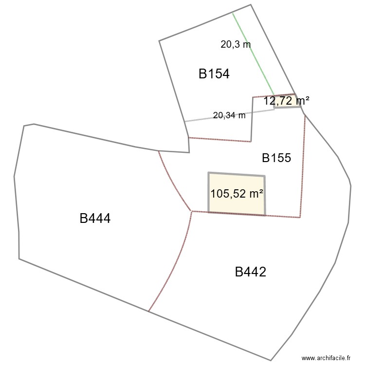 plan2J. Plan de 2 pièces et 118 m2