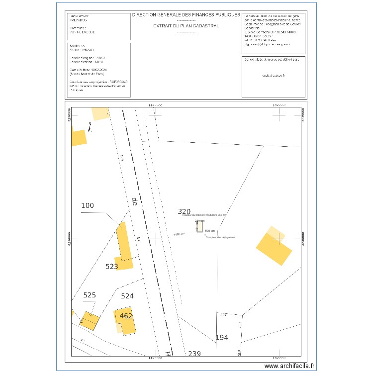 Plan de masse parking covoiturage. Plan de 0 pièce et 0 m2