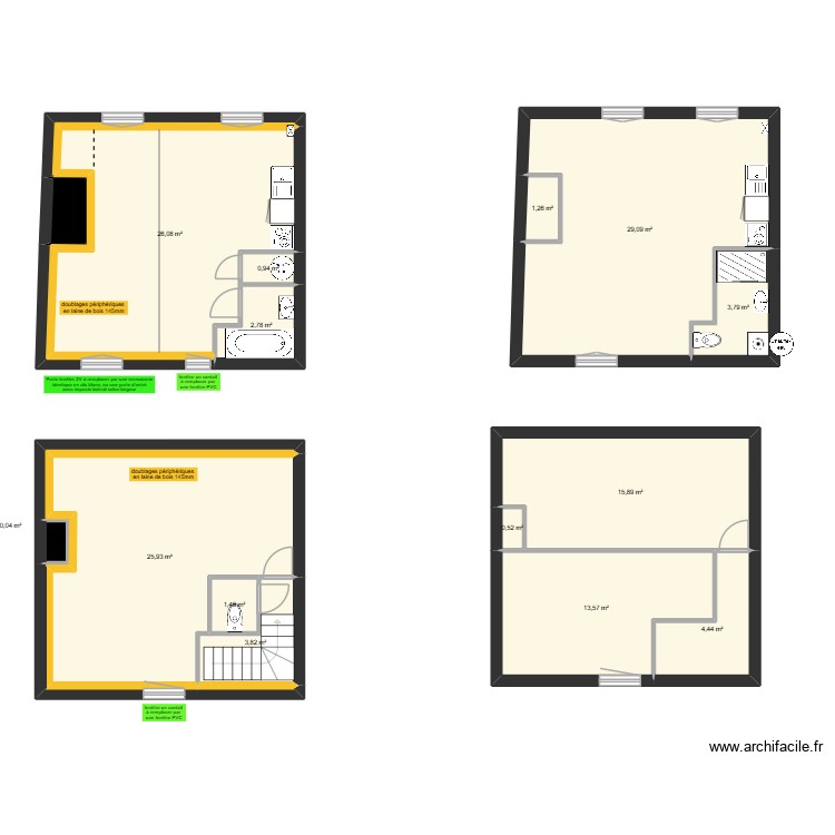 BOISSY SOUS SAINT YON. Plan de 0 pièce et 0 m2