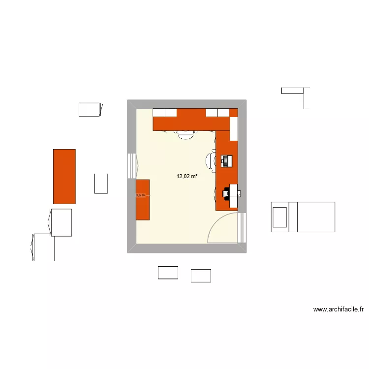bureau. Plan de bureau. Plan de