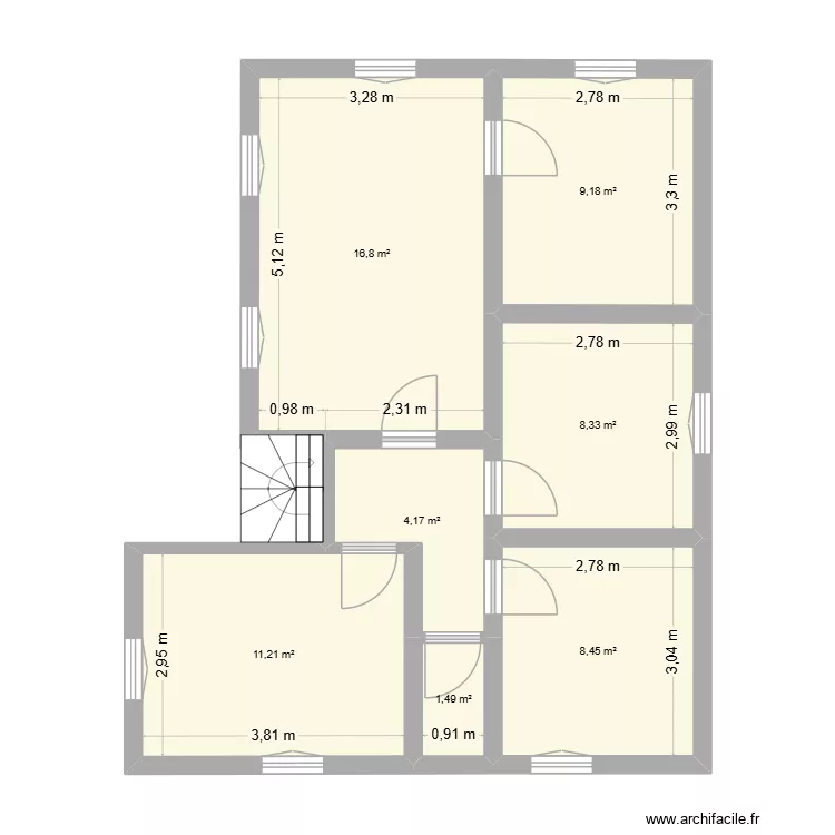 maison 2. Plan de 7 et 60 m² maison 2. Plan de 7 et 60 m²