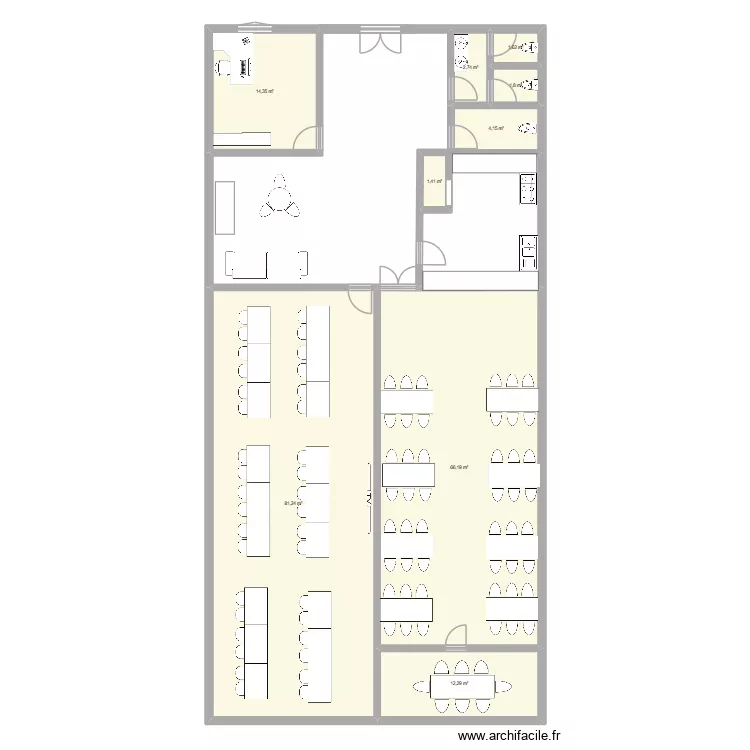 Centre de formation Ath Mansour. Plan de 9 et 186 m² Centre de formation Ath Mansour. Plan de 9 et 186 m²