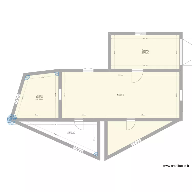 maison. Plan de 