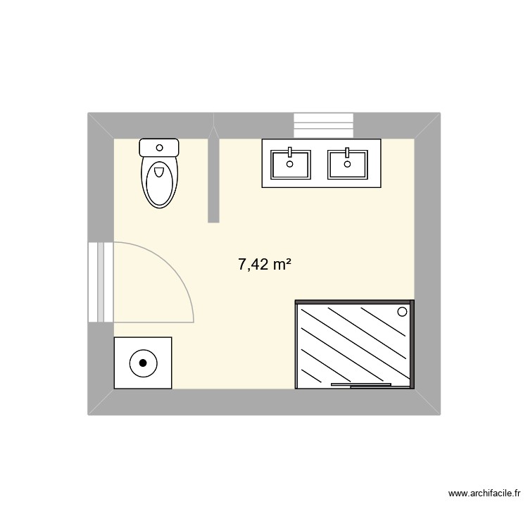 sdb. Plan de 0 pièce et 0 m2 sdb. Plan de 0 pièce et 0 m2
