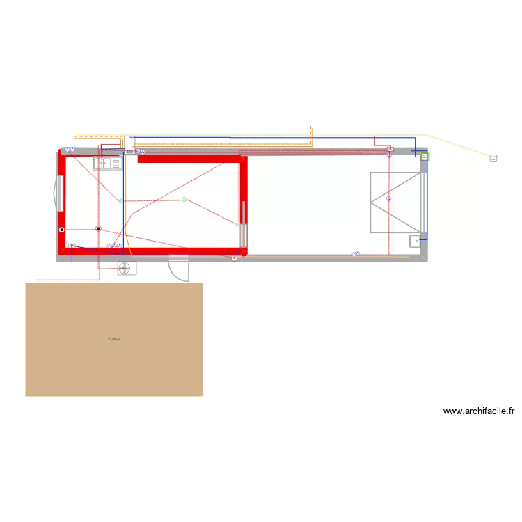 garage version 1. Plan de garage version 1. Plan de