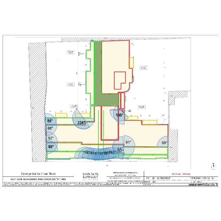 SURESNES 7 MACE. Plan de 23 pièces et 9979 m2