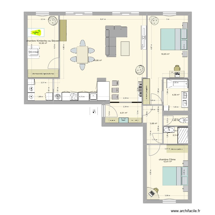 apparte manon et greg 2. Plan de 0 pièce et 0 m2