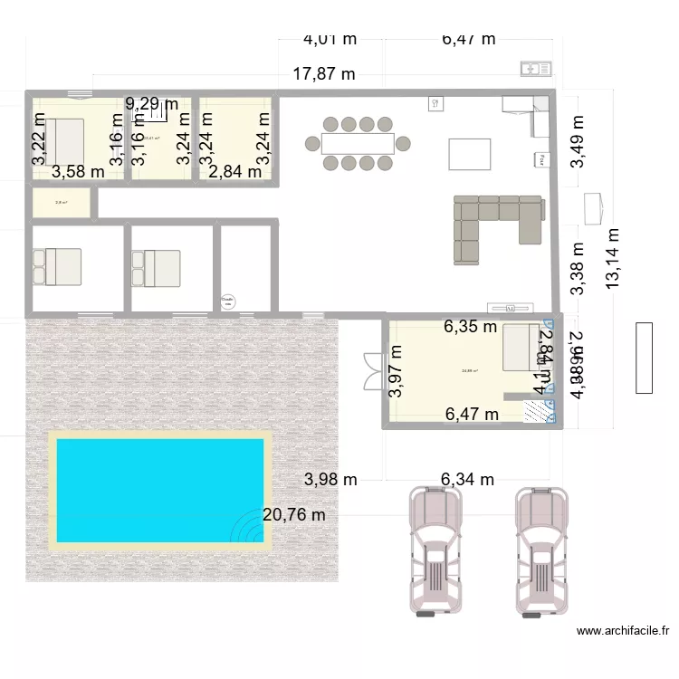 test. Plan de 3 Pièces et 56 m² test. Plan de 3 Pièces et 56 m²