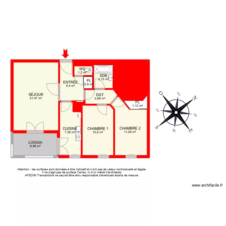 BI 34583. Plan de 18  et 101 m²