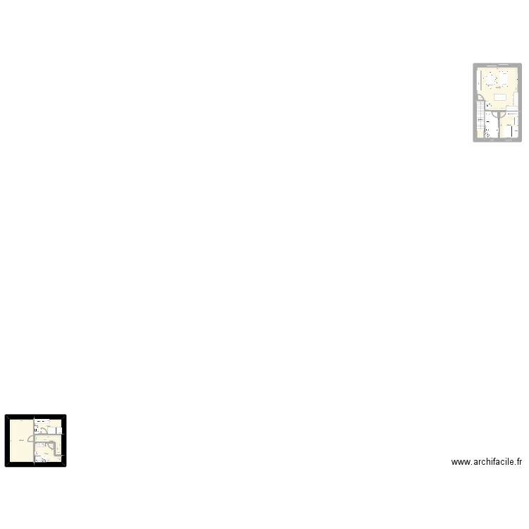 maison betty. Plan de 7 pièces et 84 m2