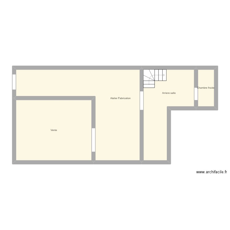 RPAL_24EDT2189_HERMES. Plan de 4 pièces et 74 m2