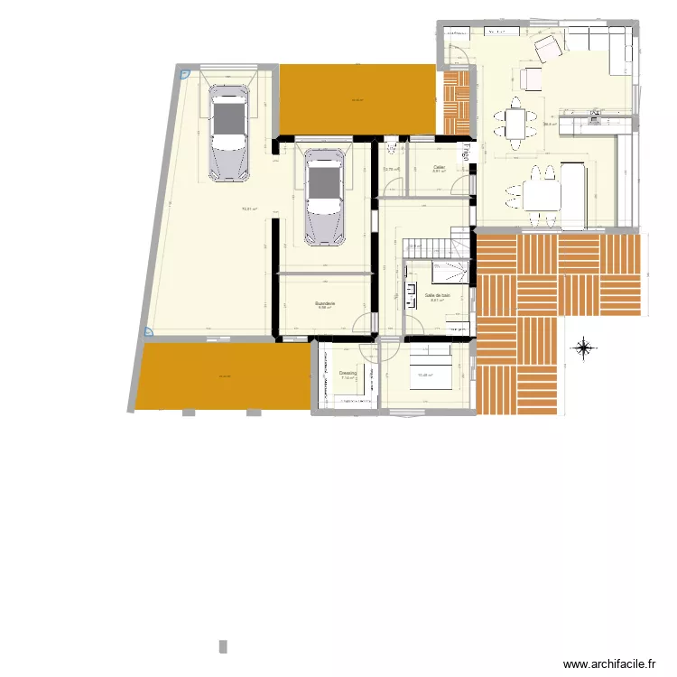 Maison GE2. Plan de 