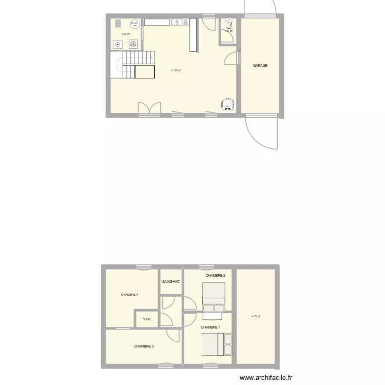 CHAMPAGNAC. Plan de 12 Pièces et 122 m² CHAMPAGNAC. Plan de 12 Pièces et 122 m²