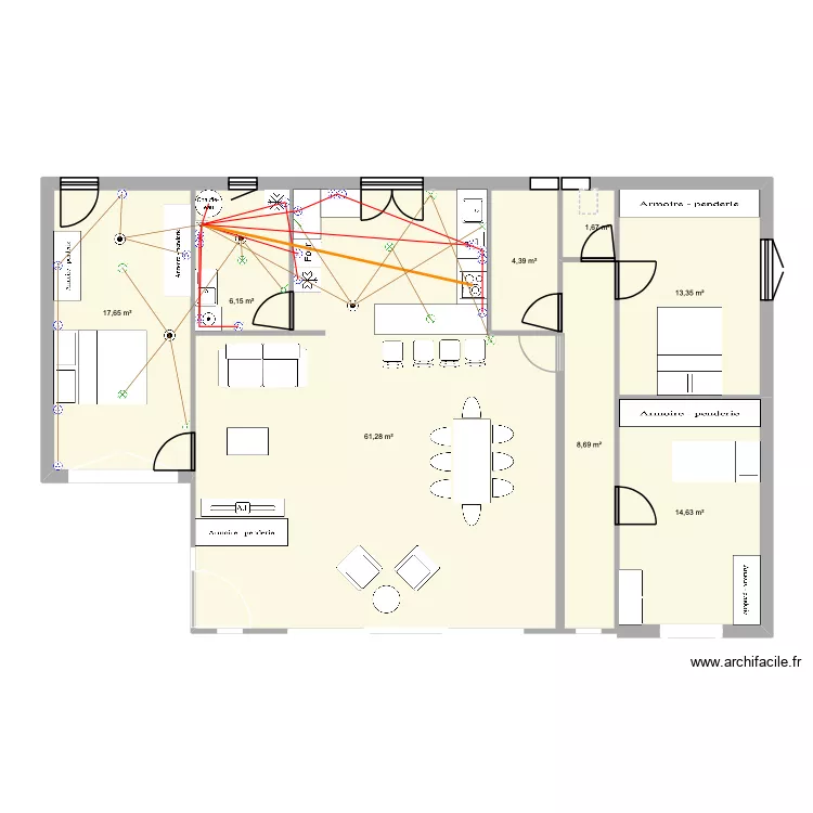 plan3. Plan de 8 et 128 m² plan3. Plan de 8 et 128 m²