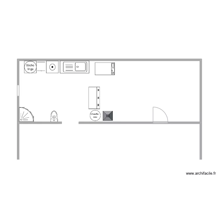 reno s-sol actuel. Plan de 