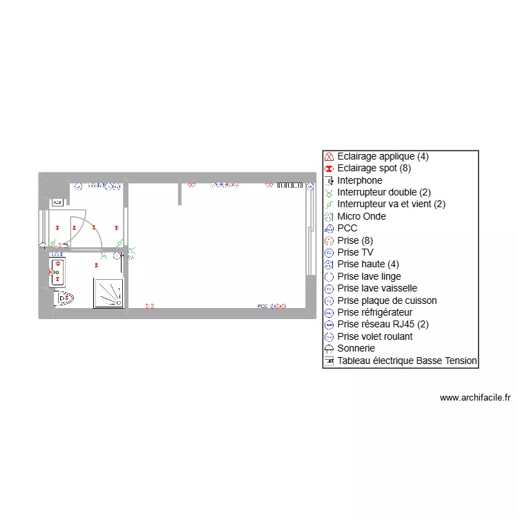 CHATEAU D'AZUR  BLOC D 17eme &eacute;tage. Plan de 