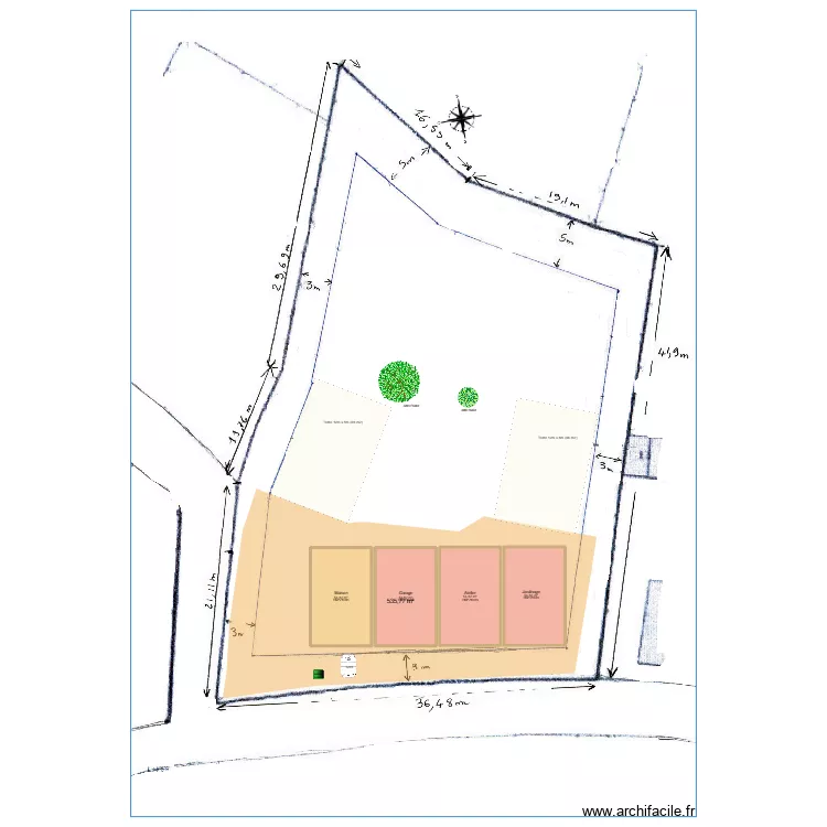 Pernik V6 - Sans Nivellement - Situation. Plan de 